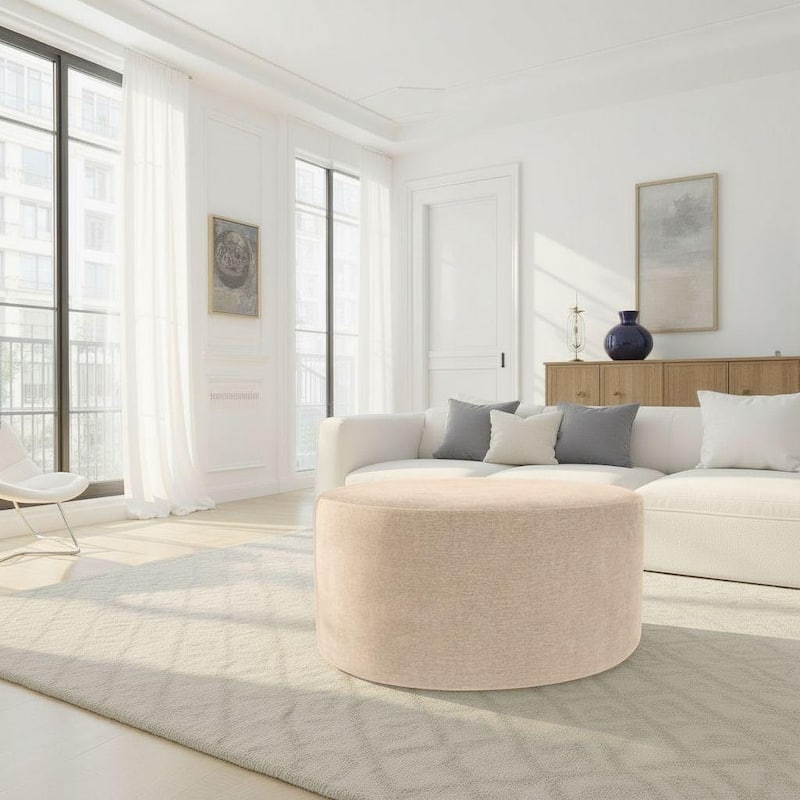 Komodo Sand Universal 36 Round Ottoman