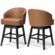 Option 26.6''-Brown Cushion+Black Legs