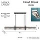 preview thumbnail 4 of 9, Minka Lavery 3617 Cloud Break 12 Light 48" Wide Linear Chandelier
