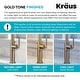preview thumbnail 69 of 86, KRAUS Oletto Bridge Kitchen Faucet with 2-Function Pull-Down Sprayhead