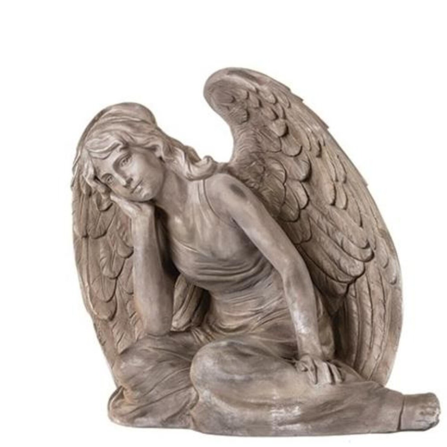 Shop 21 Joseph S Studio Large Sitting Angel Outdoor Religious