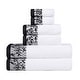 preview thumbnail 68 of 69, Superior Wisteria Cotton Floral Jacquard 6 Piece Bathroom Towel Set