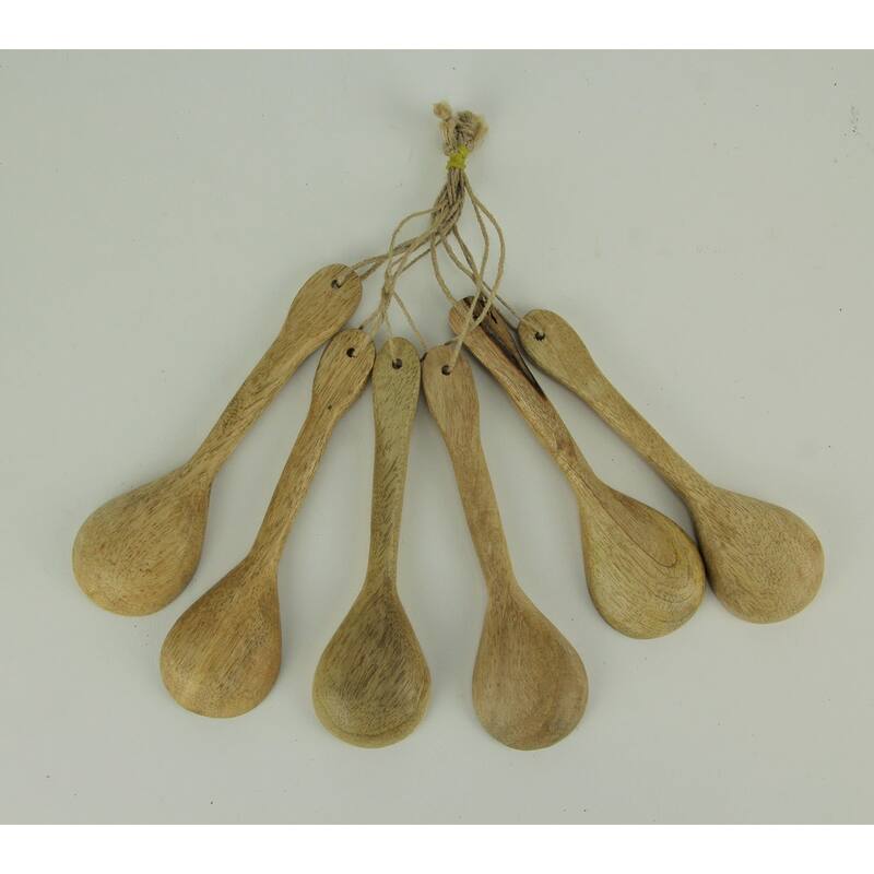 Engraved Inspirational Words Wooden Spoons Kitchen Utensils (Set Of 6) - 0.5 X 5.5 X 1.5 inches