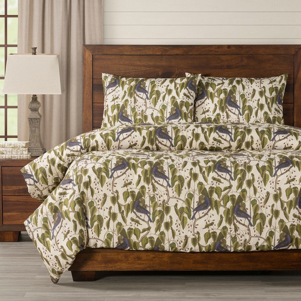 Smithsonian Bluebirds In Paradise Duvet Set