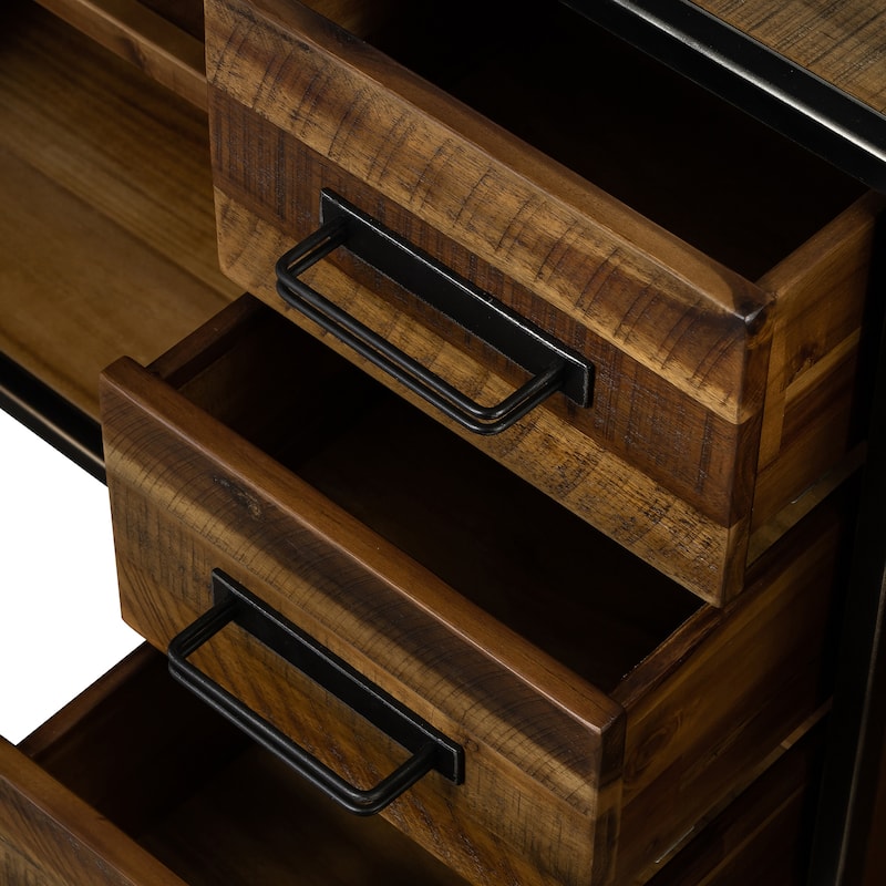 Cusco Acacia Wood Sideboard Buffet Console Cabinet