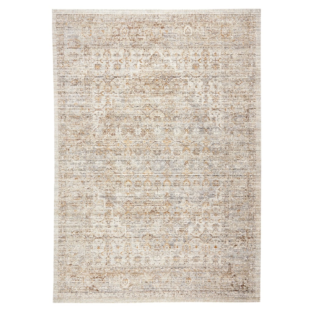 Terra by Obeetee Ava Distressed Arabesc Rug