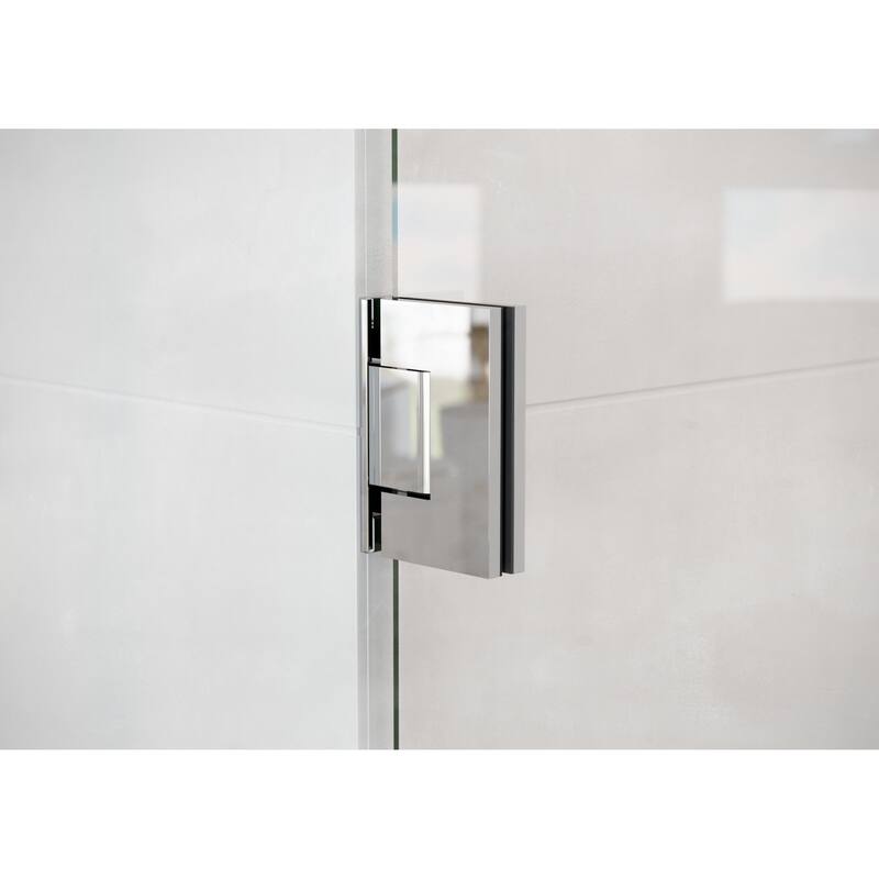 Glass Warehouse GW-B-DO-34 Albedo 58" High x 34" Wide Hinged Frameless