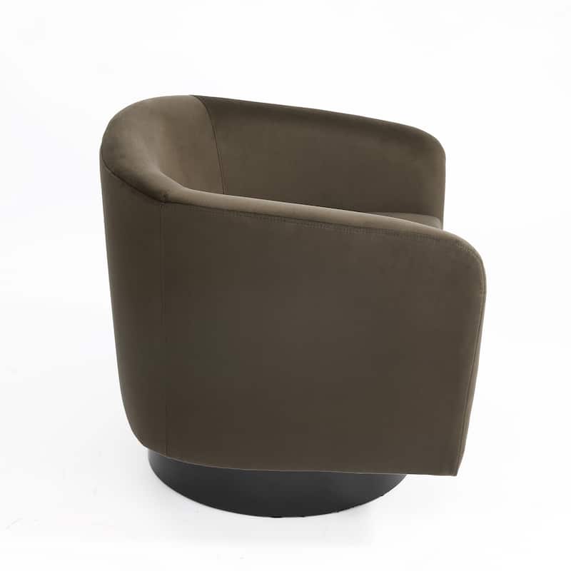 2 Set Modern Upholstered Swivel 360 Degree Accent Chair