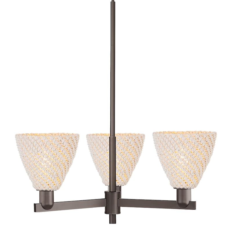 Innovations Lighting 716-3CR-12-18 Natural Ballston Dome Chandelier