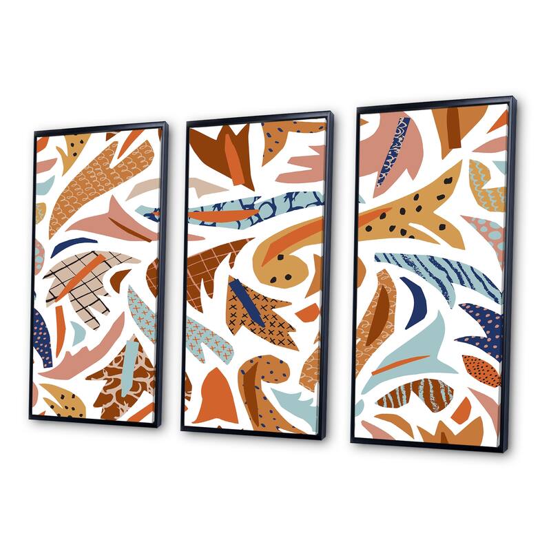 Designart "Baroque Inspired Stylized Doodles" Bohemian & Eclectic