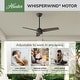 preview thumbnail 56 of 96, Hunter Cassius Outdoor Ceiling Fan, Damp Rated - Industrial, Farmhouse, Contemporary