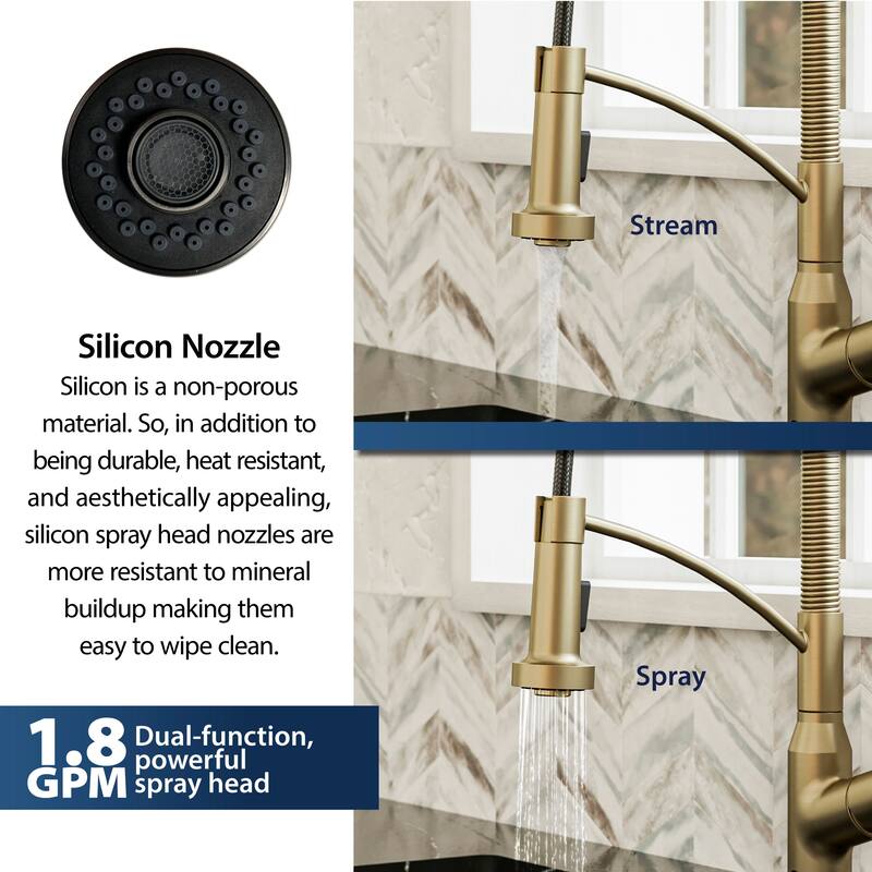 Karran Scottsdale Touchless Single-Handle Pull-Down Sprayer Kitchen Faucet