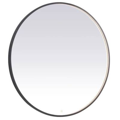 Elegant Lighting MRE6045 Pier 45" Diameter Modern Circular Aluminum