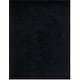 preview thumbnail 77 of 201, SAFAVIEH Athens Shag Ilaha 1.5-inch Thick Rug 8' x 10' - Black - Rectangle