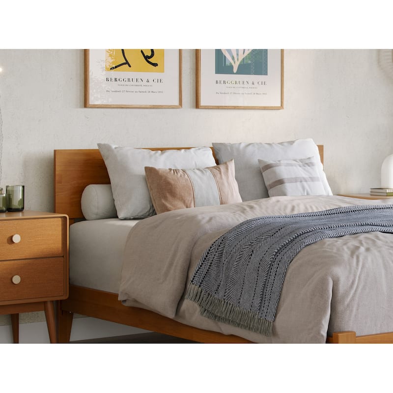 AFI, Orlando Solid Wood Low Profile Platform Bed