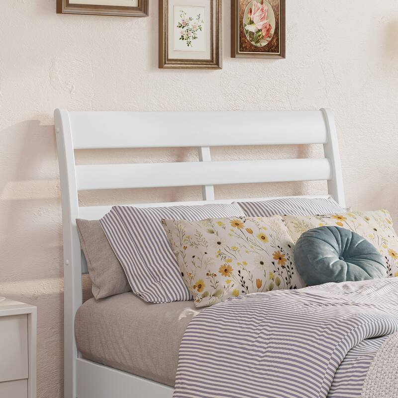 Emelie Platform Bed with Panel Footboard and Storage Drawers