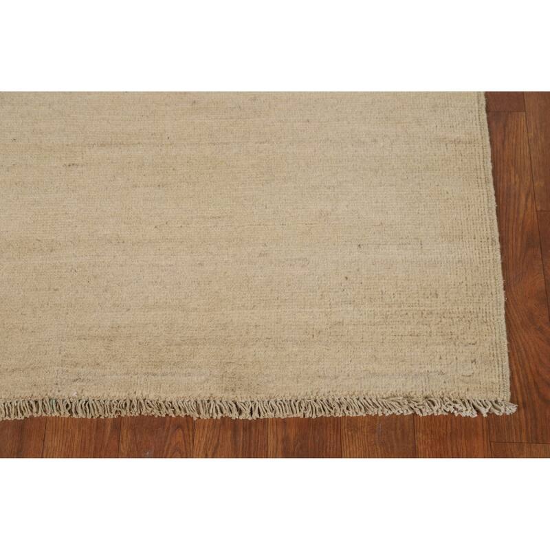 Gabbeh Oriental Foyer Rug Hand-Knotted Contemporary Wool Carpet - 3'4"x 4'10"