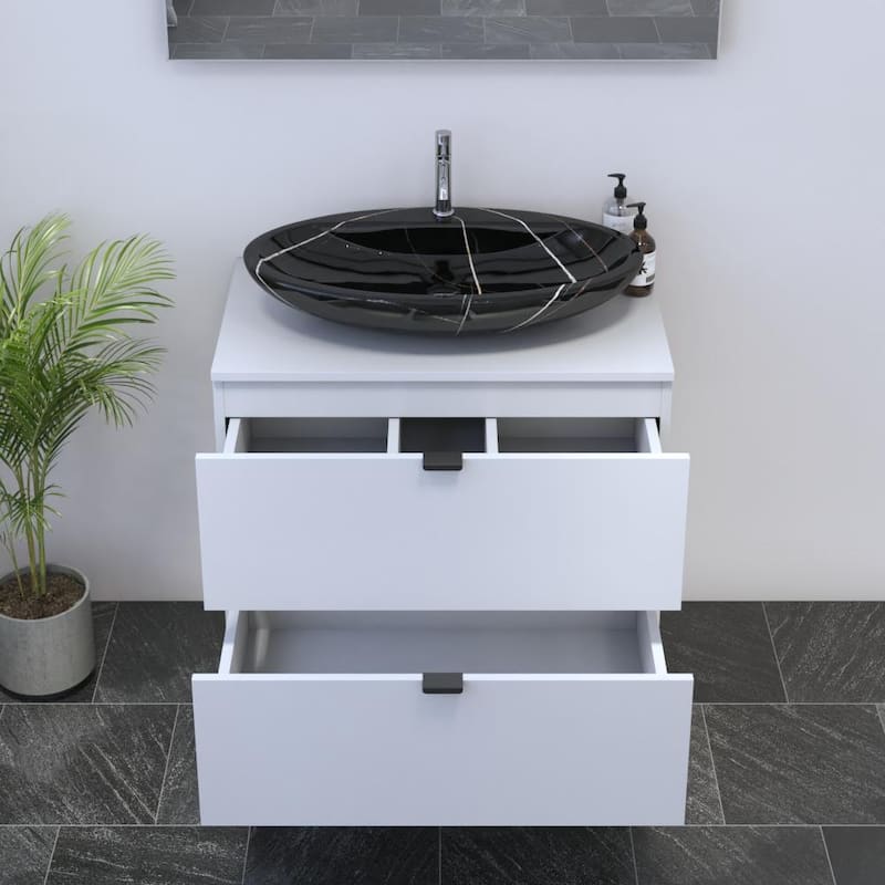 Ines 2S 80 Floating Bathroom Vanity (32" Width)