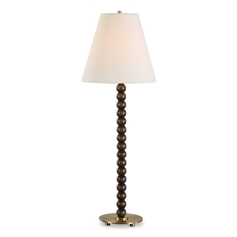 Uttermost Gallus Wood Spheres Table Lamp - N/A