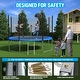 preview thumbnail 6 of 7, Trampoline Outside Safety Net With Basketaball Hoop