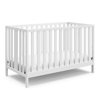 Storkcraft Pacific 4-in-1 Convertible Crib - Converts to Toddler Bed, Daybed, and Full-Size Bed, JPMA Certified, 1-Year Warranty