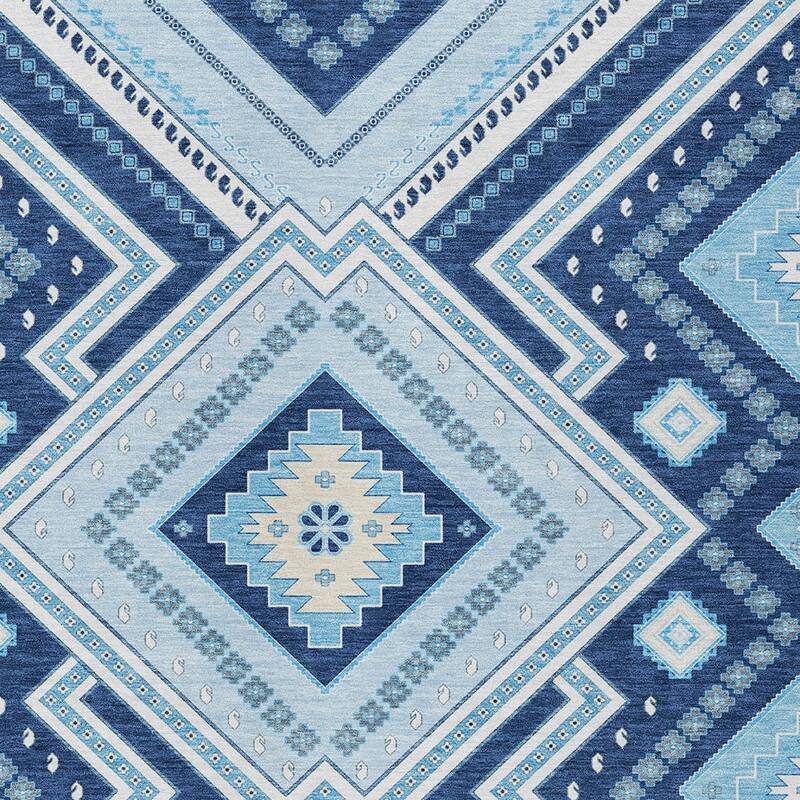HomeRoots Tribal Transitional Rectangle Outdoor Rug