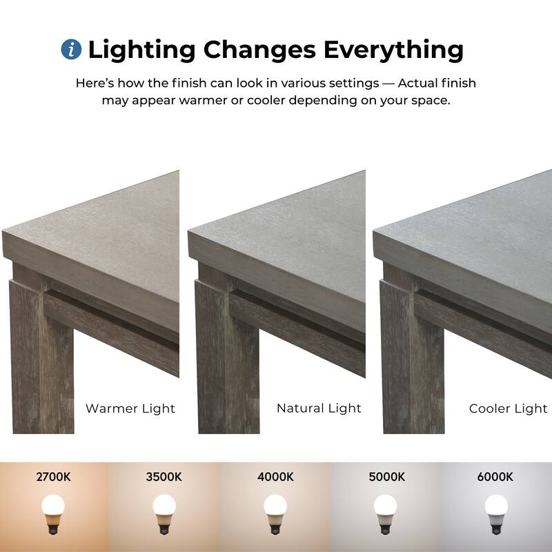 Furniture of America Cruz Transitional Grey 7-Piece Expandable Dining Table Set