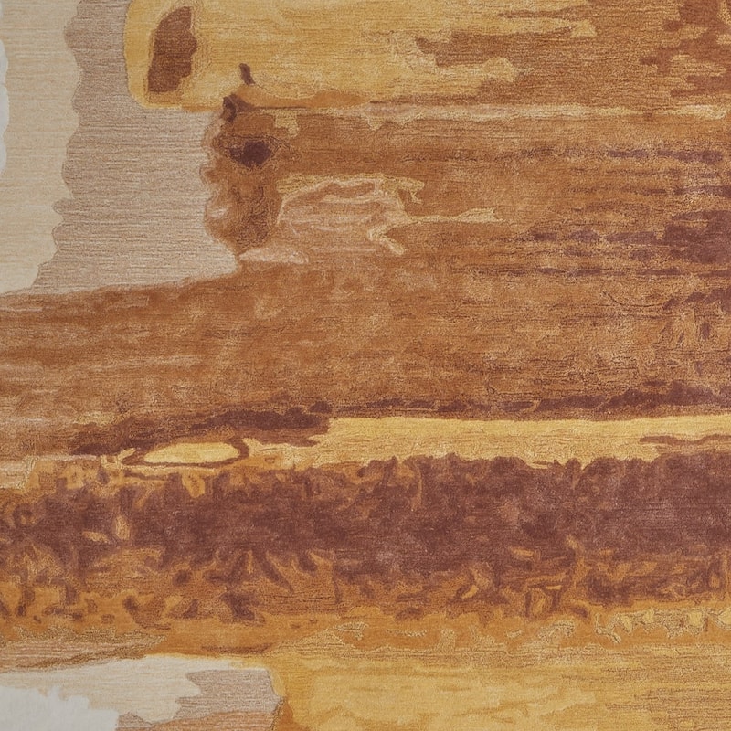 HomeRoots Abstract Industrial Rectangle Area Rug