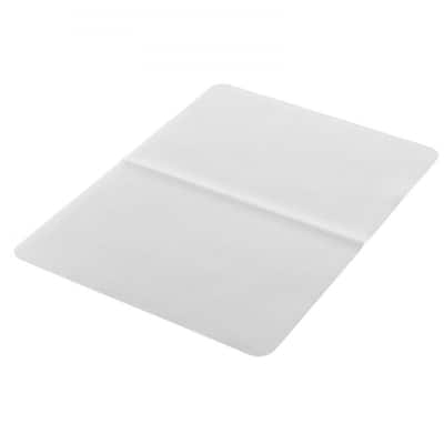 Transparent Frosted PVC Chair Mat 46x60in Non-Slip for Low-Pile Carpet