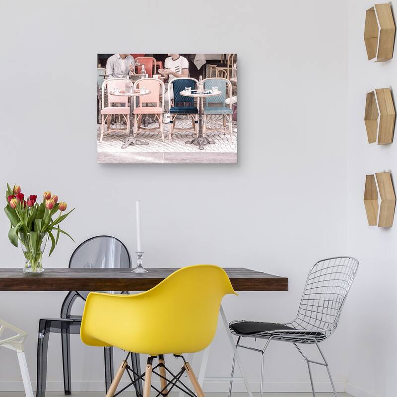 Colorful Café by Heather Loriece Canvas Art Print