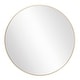 preview thumbnail 7 of 14, Design House 28-Inch Kenna Modern Metal Round Decorative Wall Accent Mirror