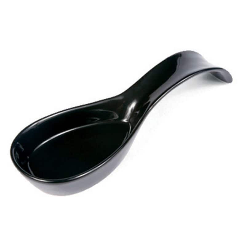 Omniware Simsbury Spoon Rest - 8.25” L x 3” W x 1” H - Black