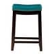 preview thumbnail 14 of 15, Linon Willamette Backless Upholstered Counter Stool
