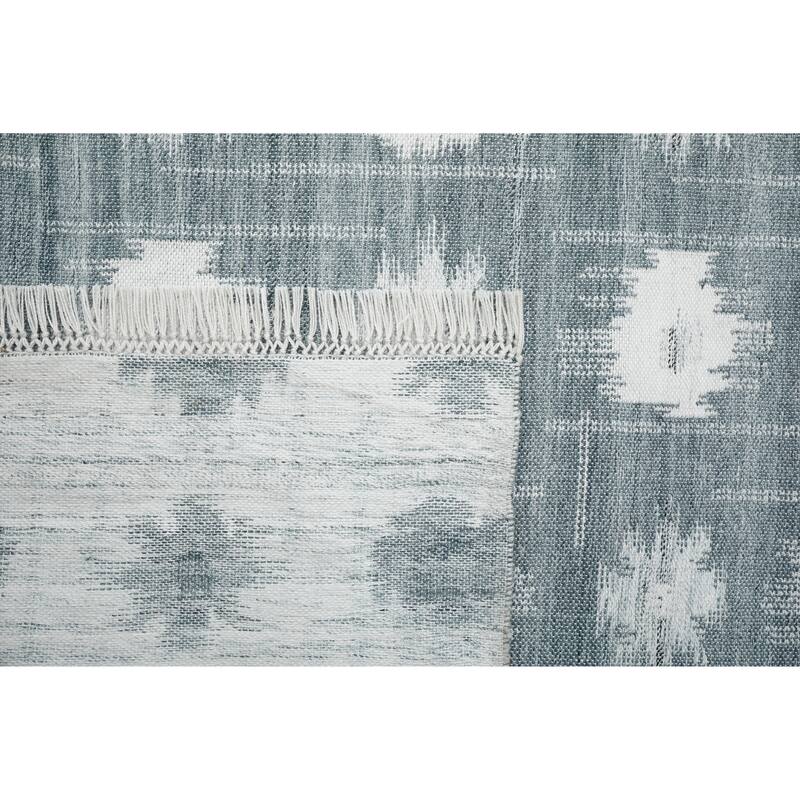 Terra by Obeetee Layla Alpas Blue Rug