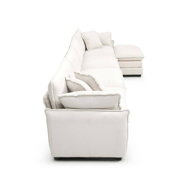 Over Size Flexible Combinations Modular Sofa Set with Ottomans