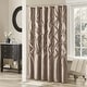 preview thumbnail 12 of 13, Madison Park Laurel Tufted Semi-Sheer Shower Curtain