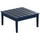 preview thumbnail 24 of 70, POLYTRENDS Shoreside HDPE Eco-Friendly All Weather Square Modern 32" Conversation Table