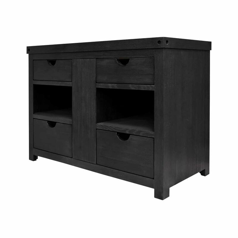 Vintner's Freestanding Reclaimed Oak Bathroom Vanity (Base Only)