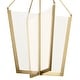 preview thumbnail 4 of 3, Kichler Calters 28.5 inch LED Foyer Pendant with Champagne Gold Finish