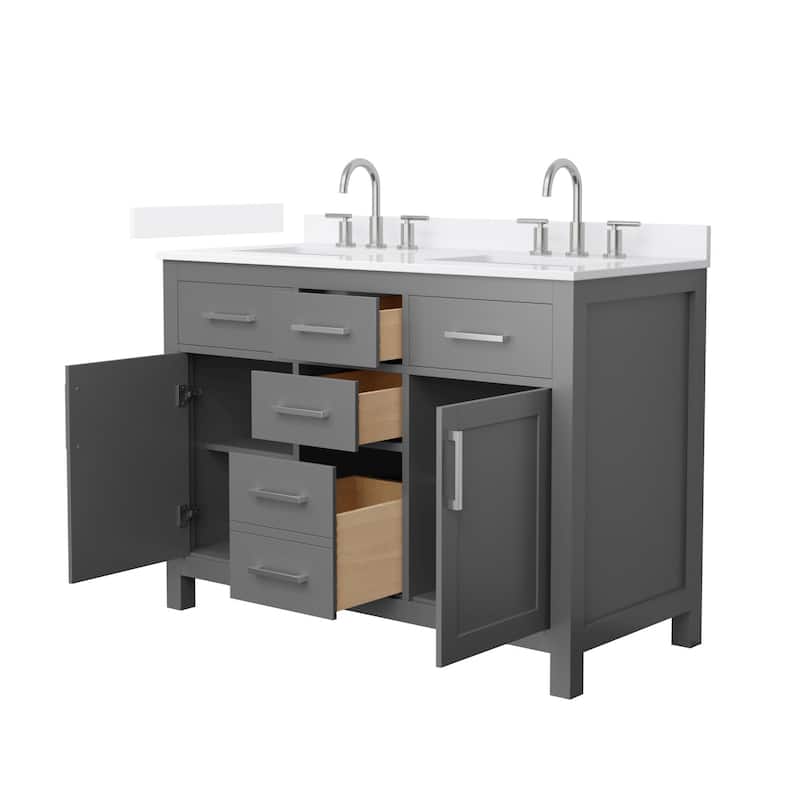 Wyndham Collection WCG2424-48D-QTZ-US3MXX Beckett 48" Free Standing