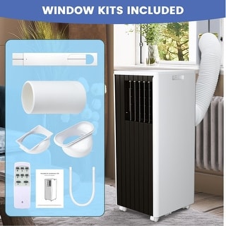 3-in-1 Portable Air Conditioners with Built-in Dehumidifier Function, Fan Mode, Remote Control