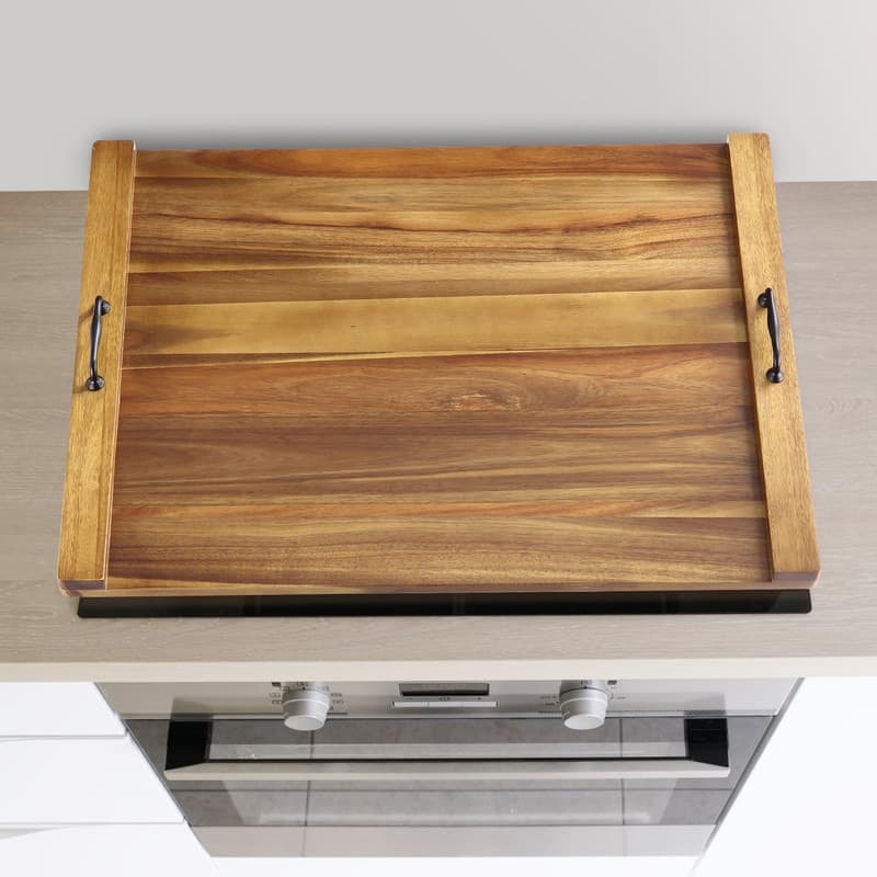 Noodle Board Stove Cover with Handles