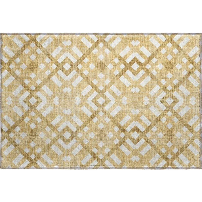 Premium Washable Super Soft Contemporary Geo Mayfield Rug