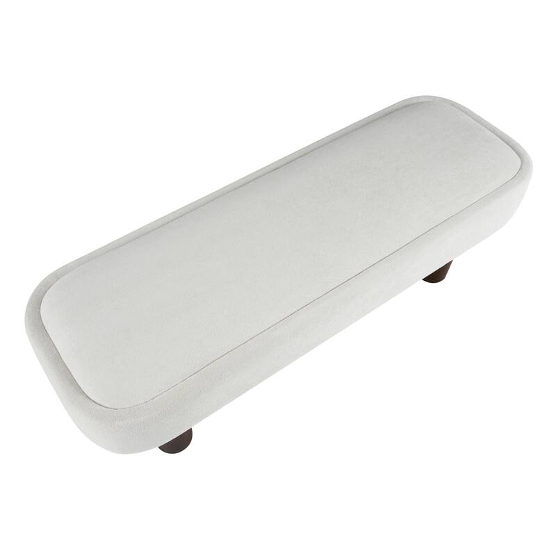 Christopher Knight Home - Modern Upholstered Dining Bench with Padded Seating