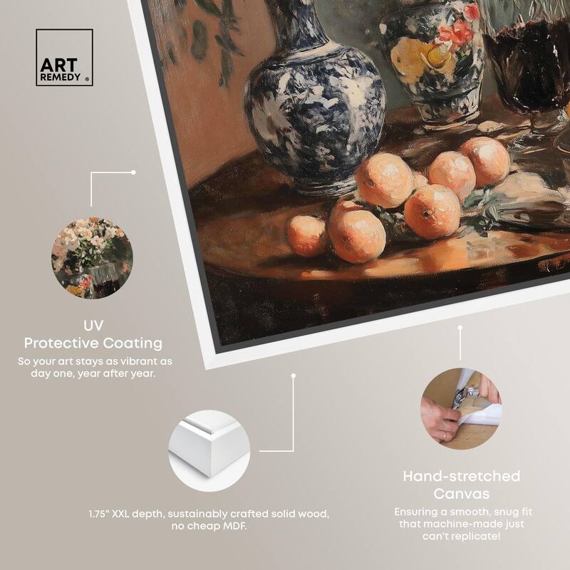 Afternoon Still Life Canvas by Art Remedy