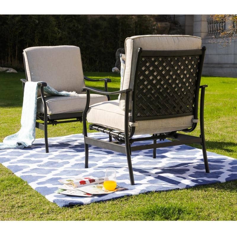 PATIO FESTIVAL Rocking Motion Chair (Set of 2)
