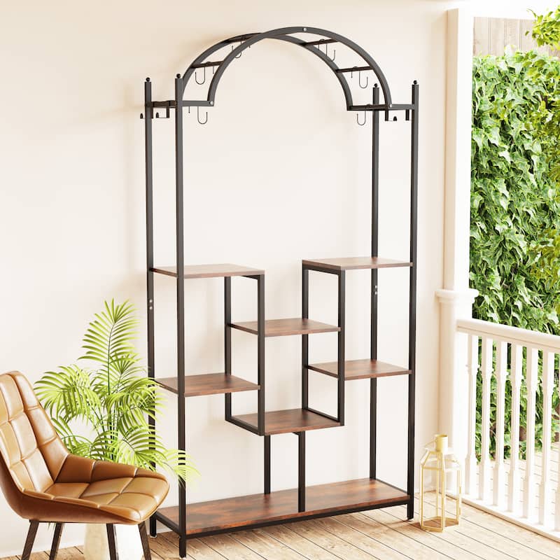 Indoor Plant Stand 5-Tier Flower Hanging Rack