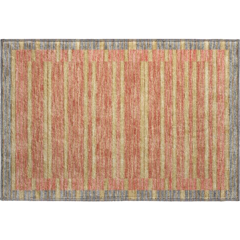 Premium Washable Super Soft Border Geo Mayfield Rug