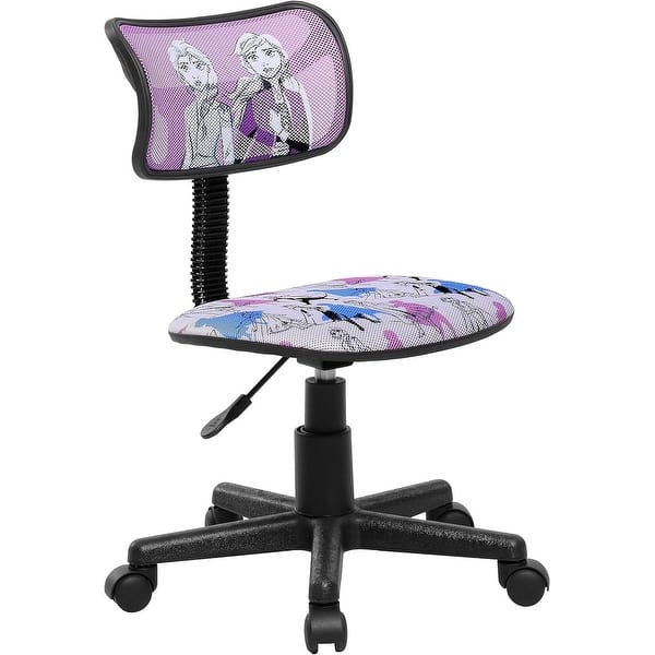 slide 2 of 6, Disney Frozen 2 Adjustable Swivel Mesh Rolling Desk Chair - Multi