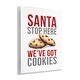 preview thumbnail 2 of 5, Stupell Santa We Have Cookies Wall Plaque Art Design By Dogwood Portfolio
